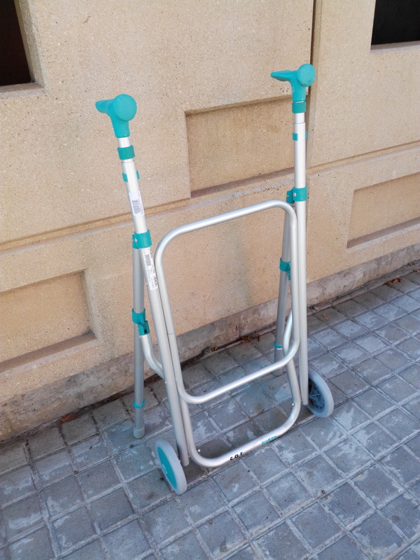 andador ortopedia aluminio plastico 93x49x52 (15eu.) 1u